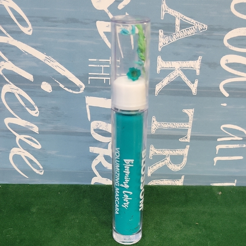 Blossom Blooming Color Volumizing Mascara 4ml Aqua Verda New Tube
